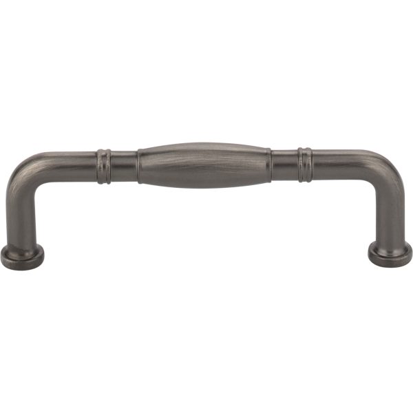 96 mm Center-to-Center Brushed Pewter Durham Cabinet Pull - Image 3