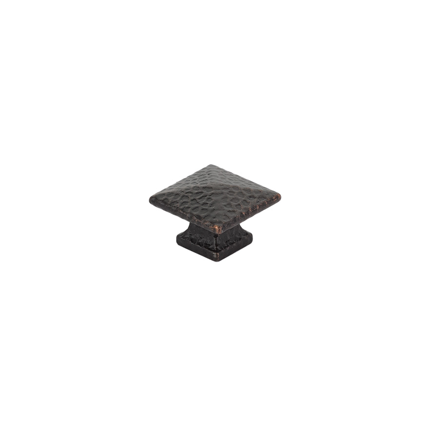 Arts & Crafts Square Dimpled Knob