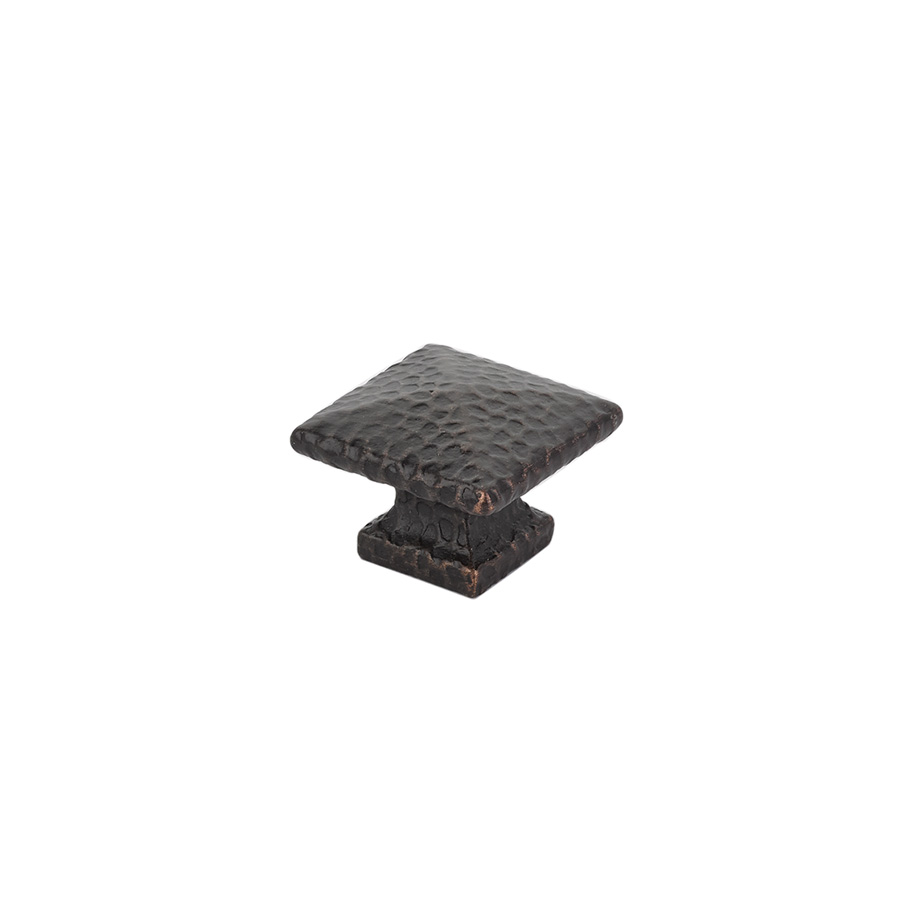 Arts & Crafts Square Dimpled Knob