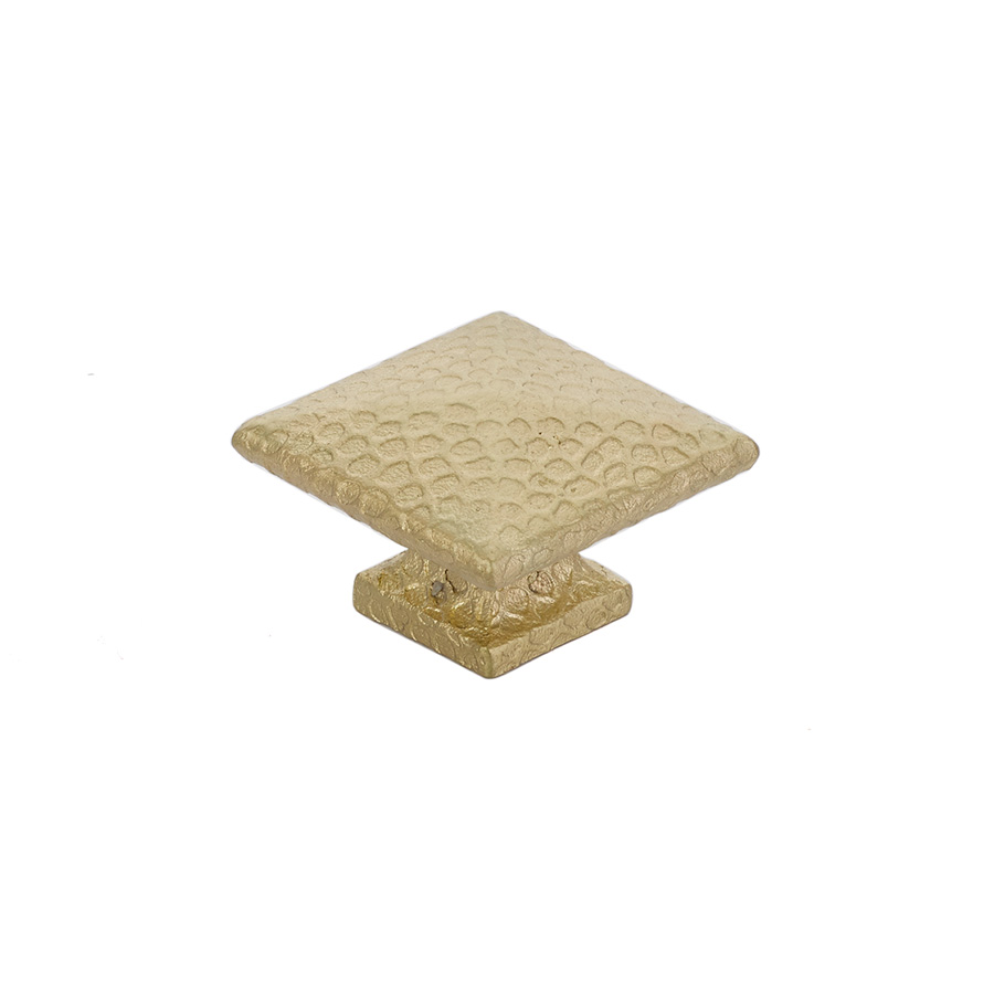 Arts & Crafts Square Dimpled Knob