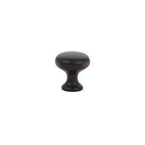 Traditional Cabinet Knob, Brass Providence
