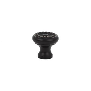 Traditional Cabinet Knob, Brass Rope