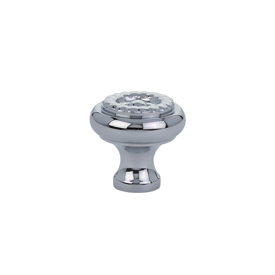 Traditional Cabinet Knob, Brass Rope