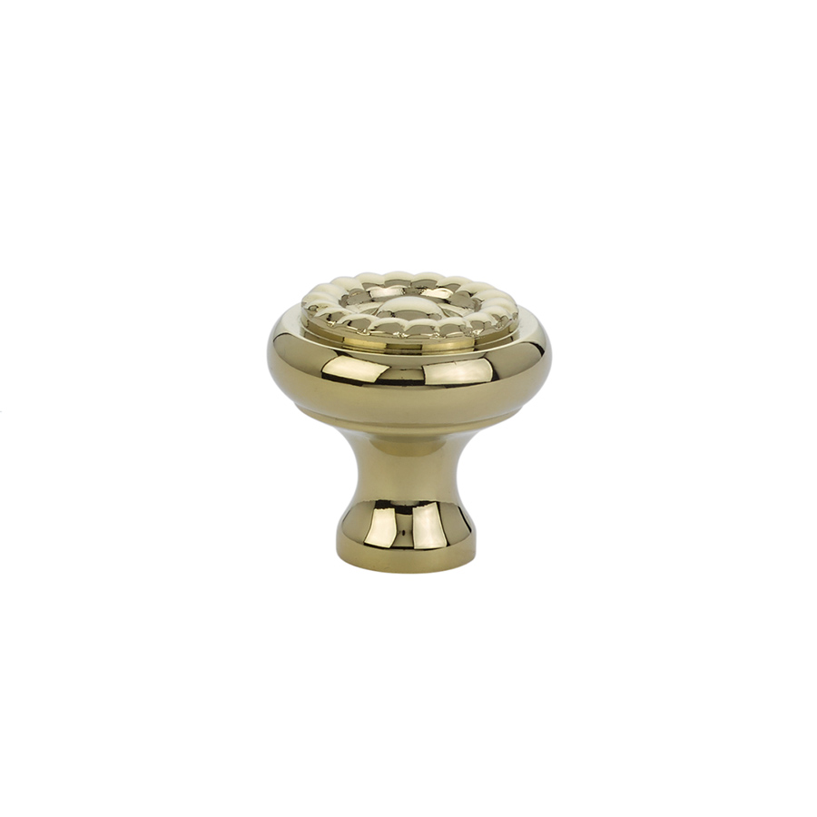 Traditional Cabinet Knob, Brass Rope
