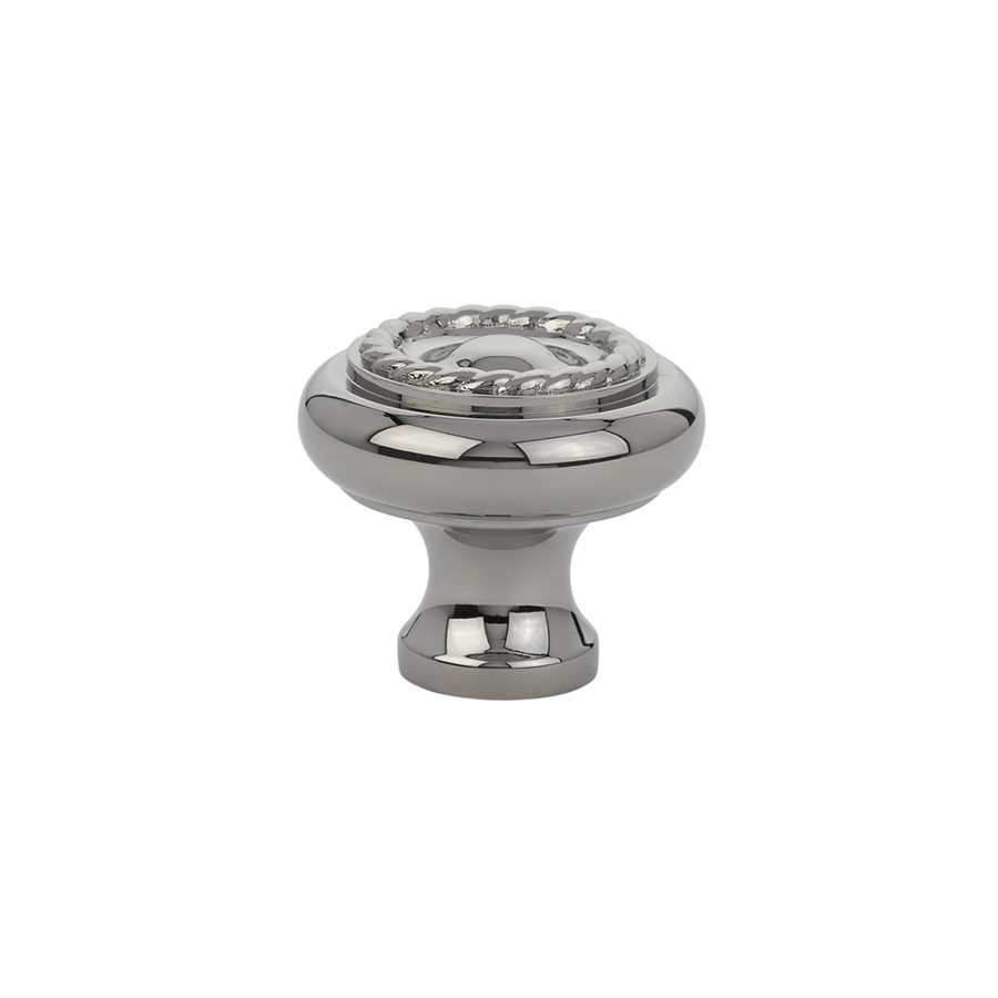 Traditional Cabinet Knob, Brass Rope