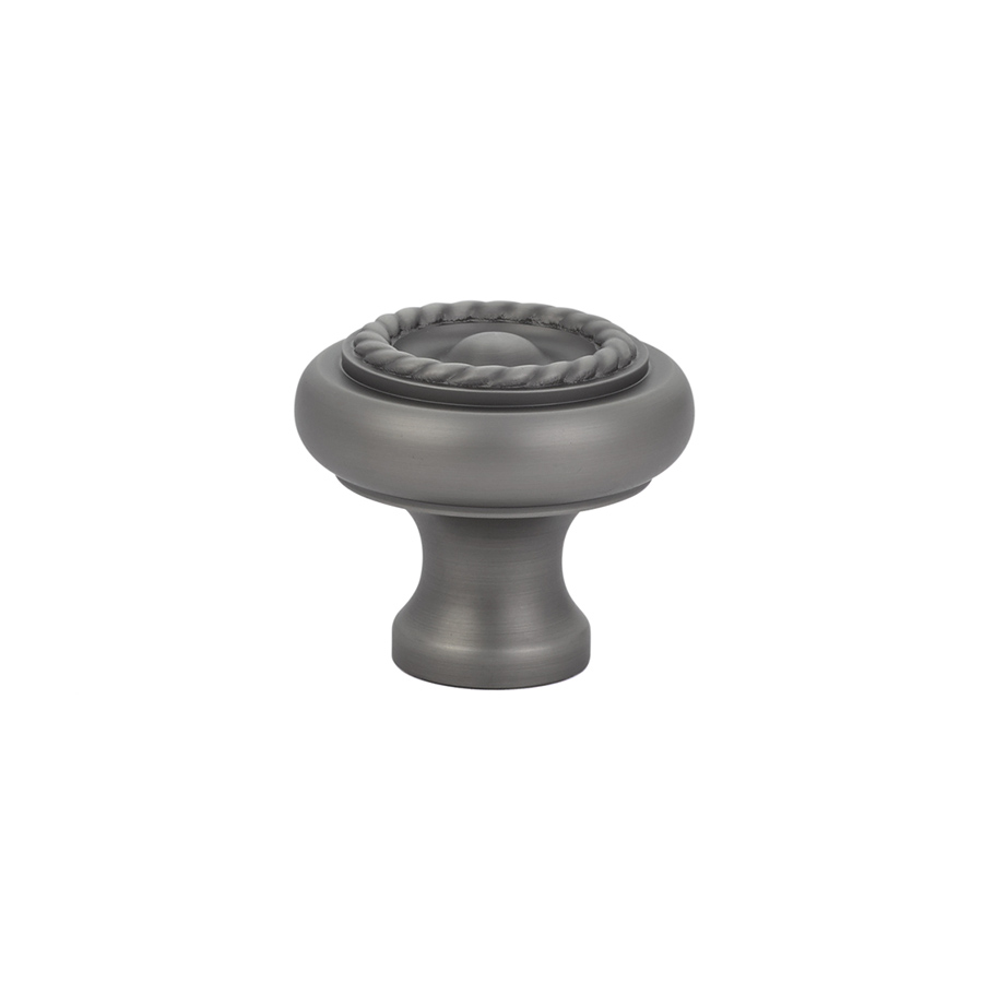 Traditional Cabinet Knob, Brass Rope