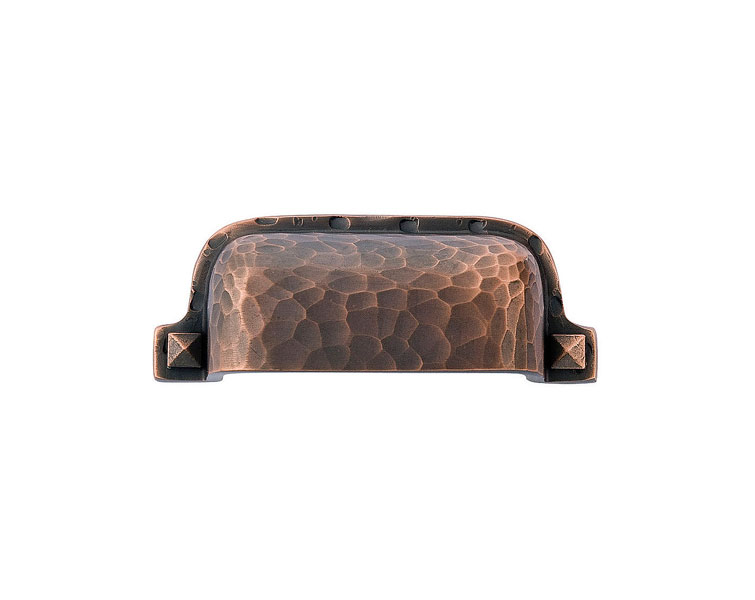 Arts & Crafts Hammered Bin Pull