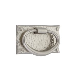 Arts & Crafts Hammered Oval Pull