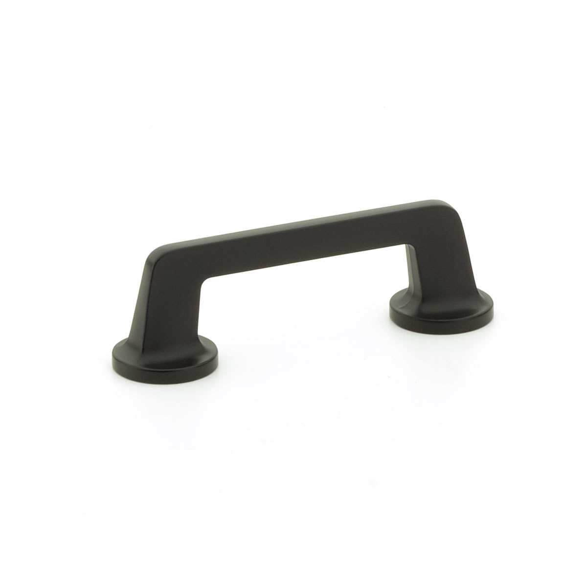 Northport Pull with Round Bases in Matte Black