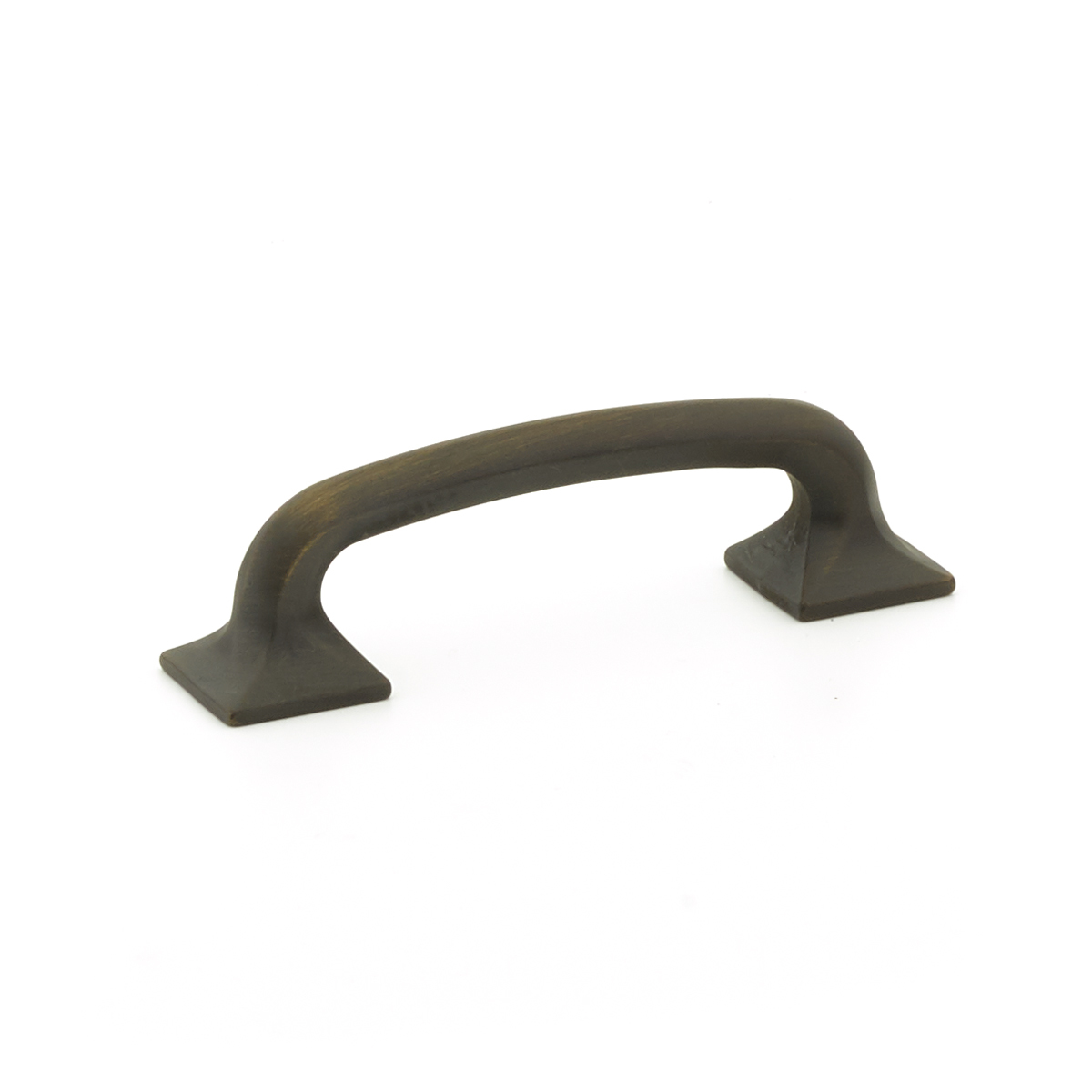 Northport Pull with Square Bases in Ancient Bronze