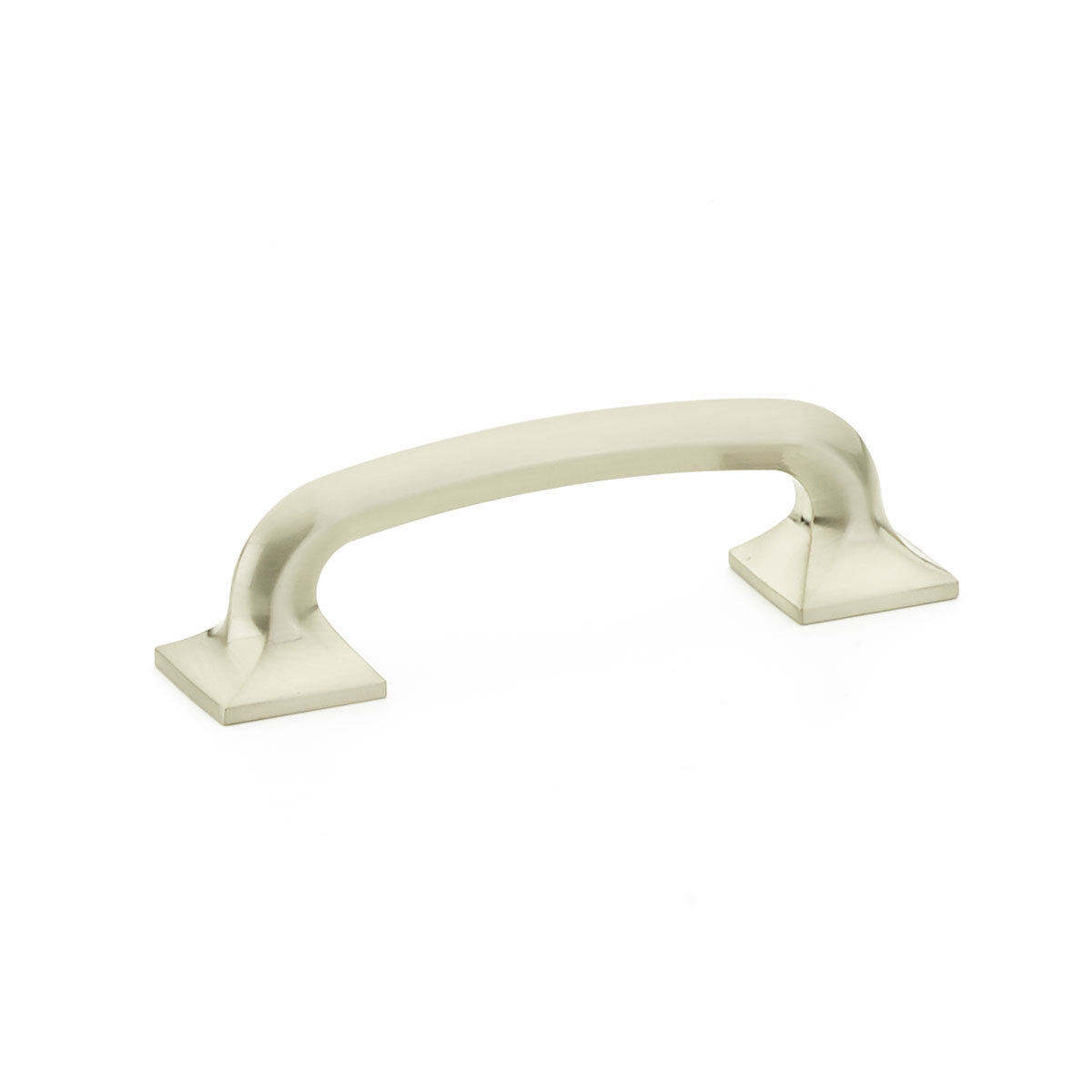 Northport Pull with Square Bases in Brushed Nickel