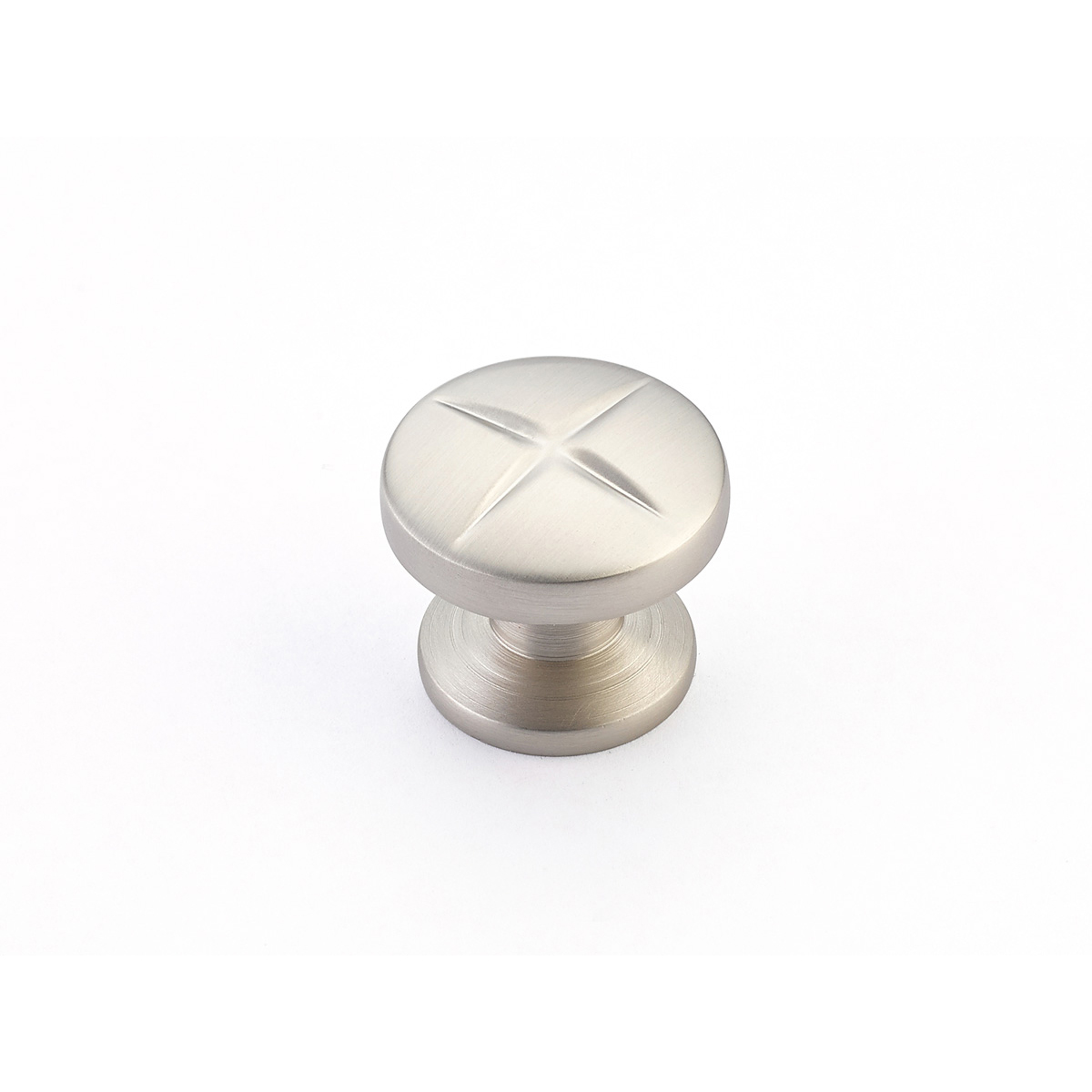 Northport Round Knob in Satin Nickel
