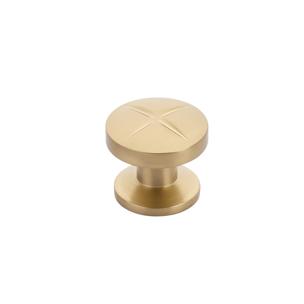 Northport Round Knob in Signature Satin Brass