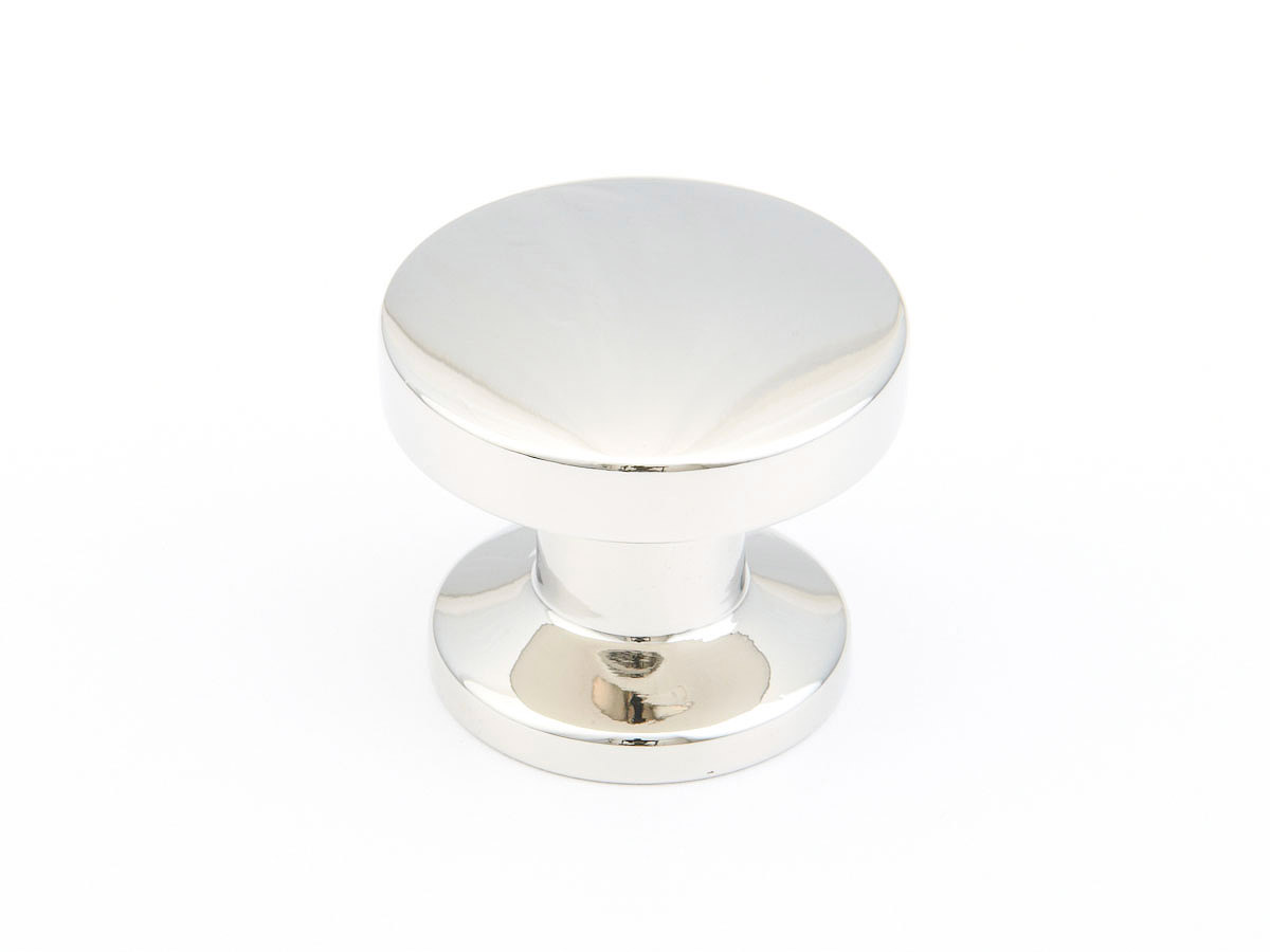 Northport Smooth Round Knob in Polished Nickel