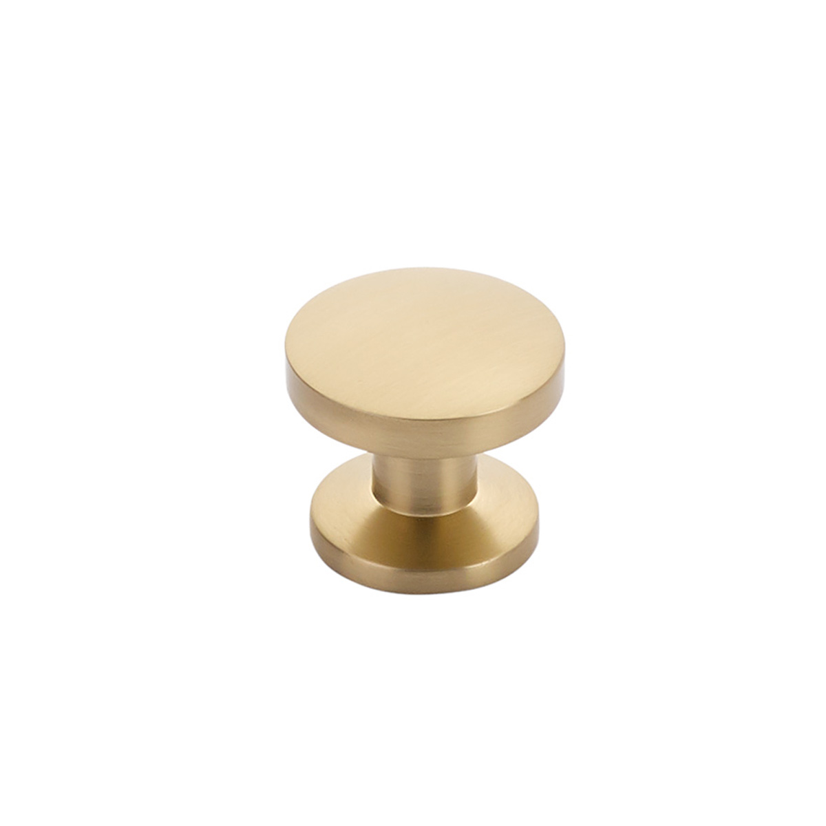 Northport Smooth Round Knob in Signature Satin Brass