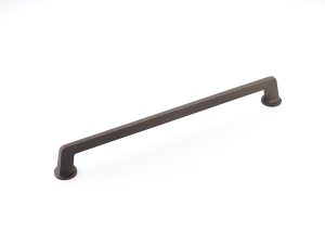 Northport Appliance Pull with Round Bases in Ancient Bronze
