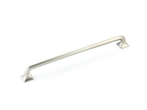 Northport Appliance Pull with Square Bases in Satin Nickel