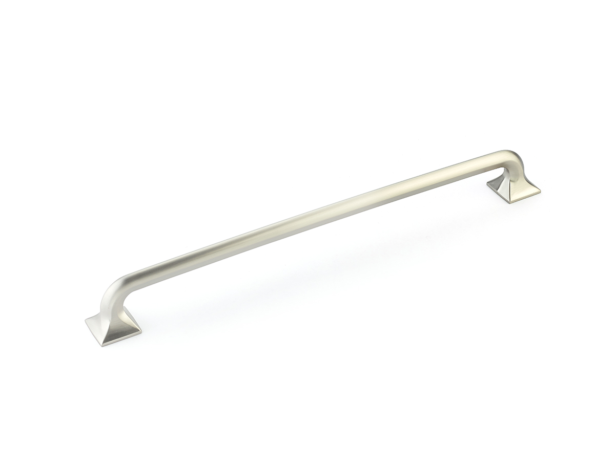 Northport Appliance Pull with Square Bases in Satin Nickel