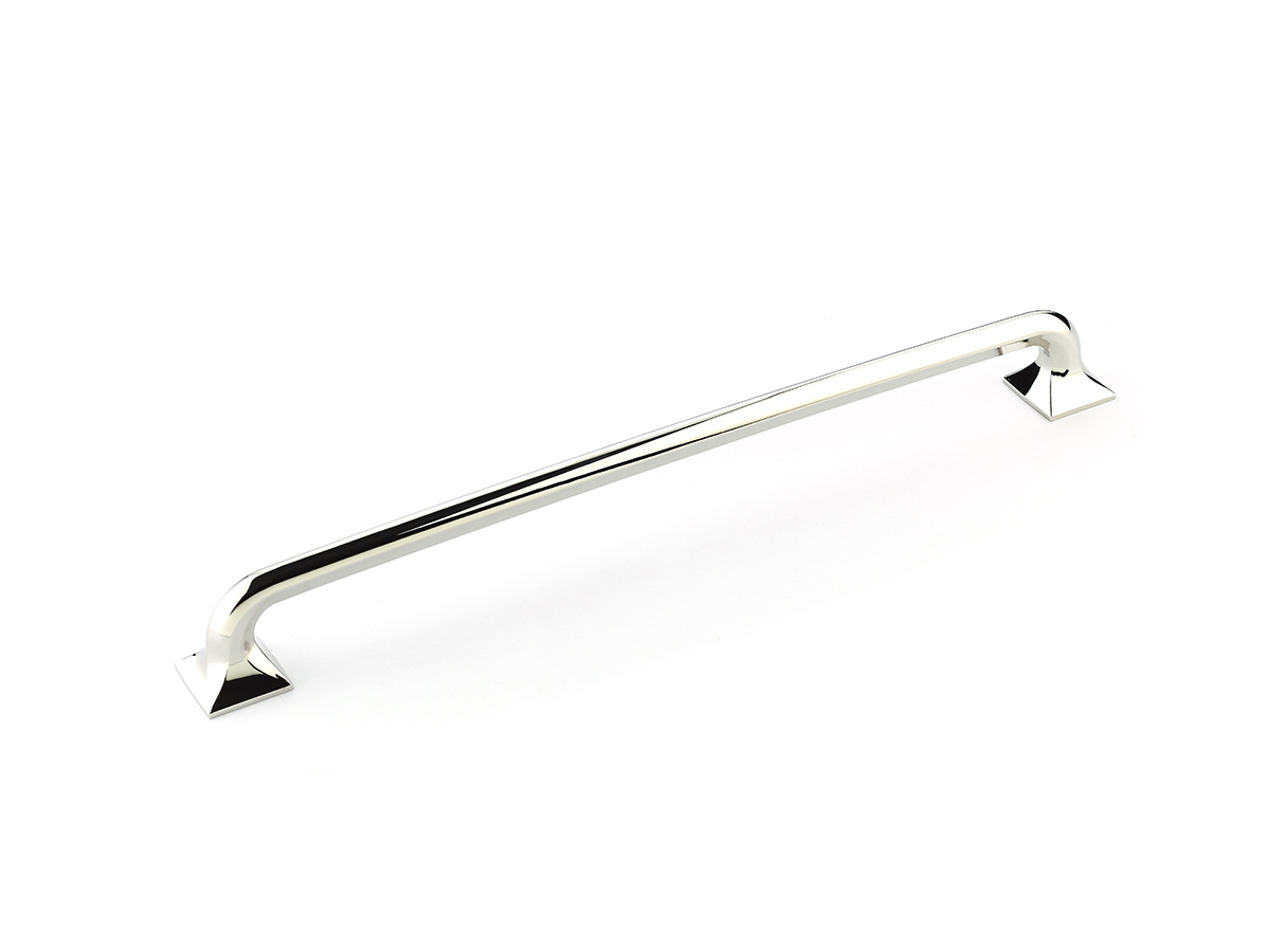 Northport Appliance Pull with Square Bases in Polished Nickel