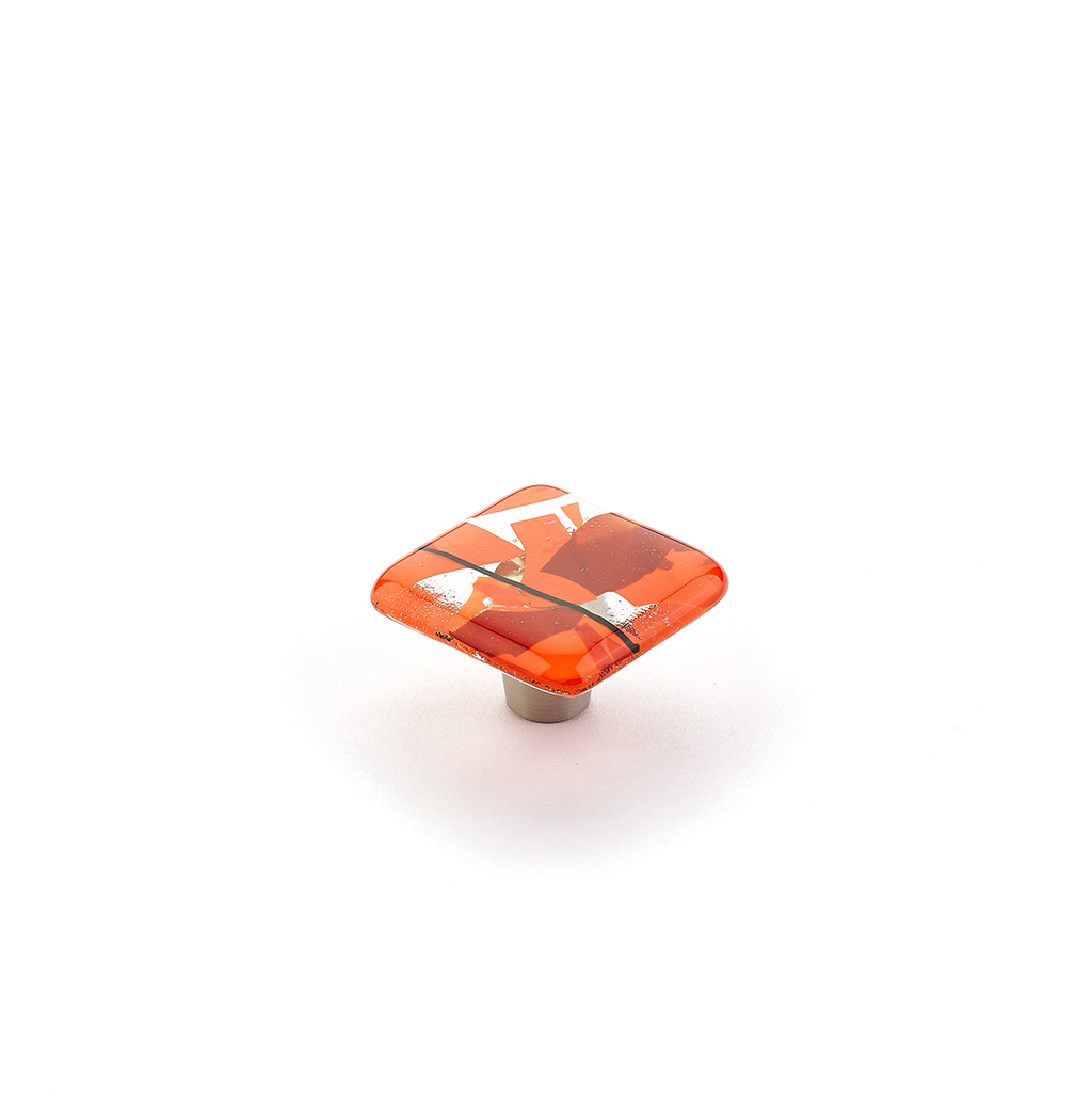Ice Square Glass Knob