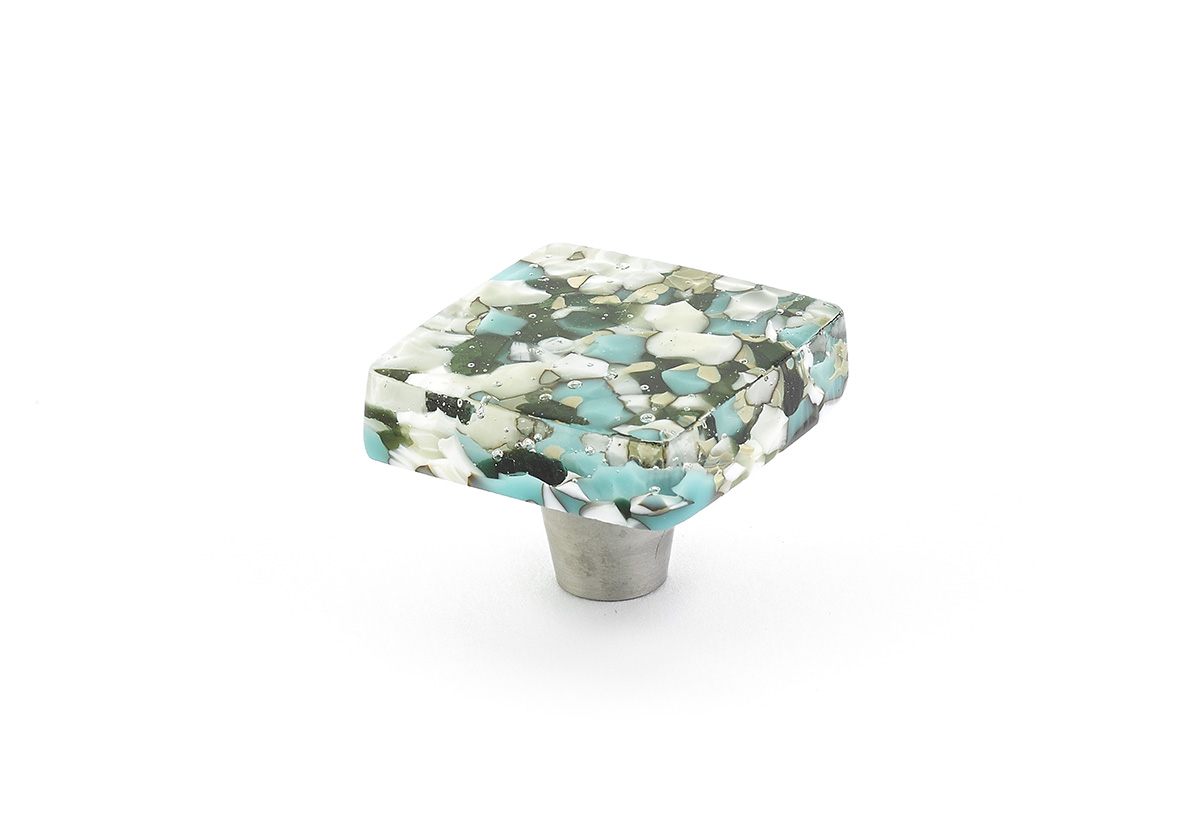 Ice Square Glass Knob