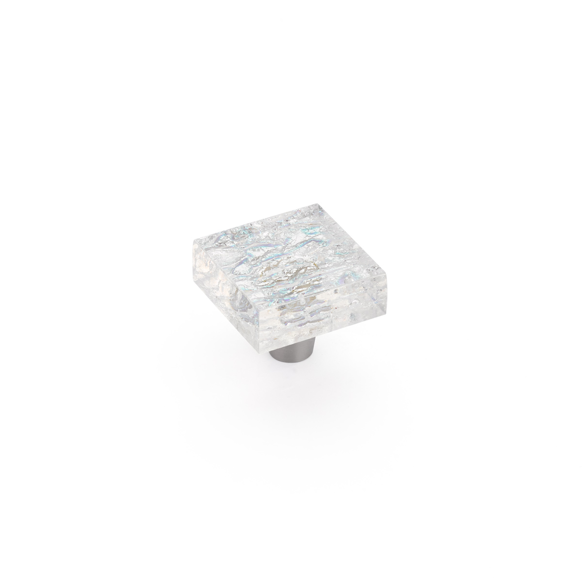 Ice Square Glass Knob
