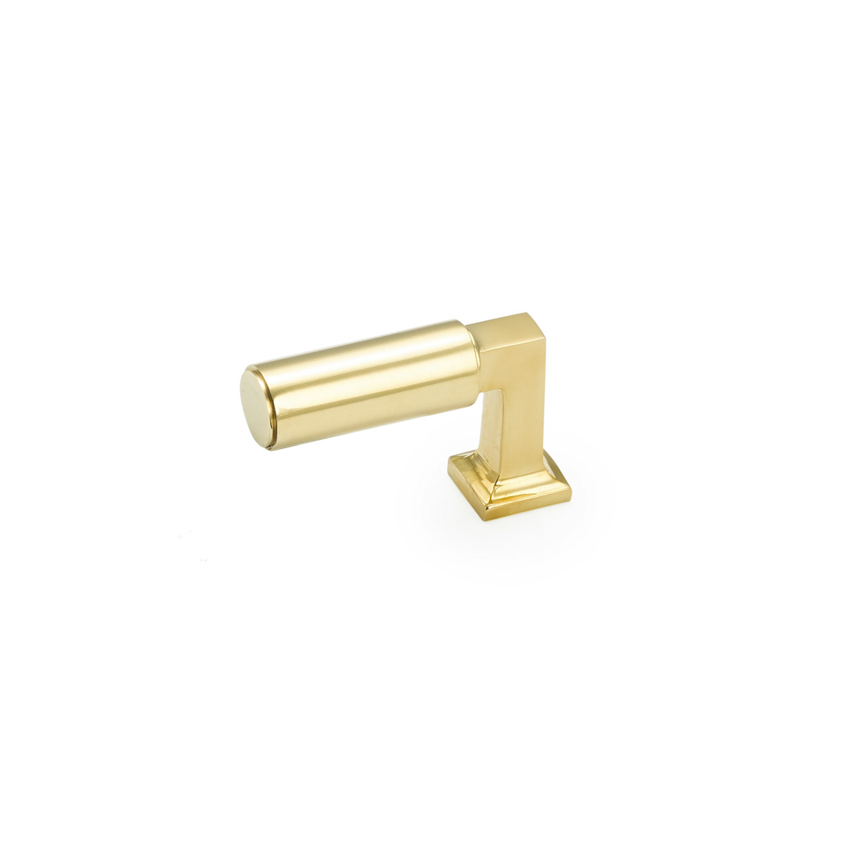 Haniburton Finger Pull in Unlacquered Brass