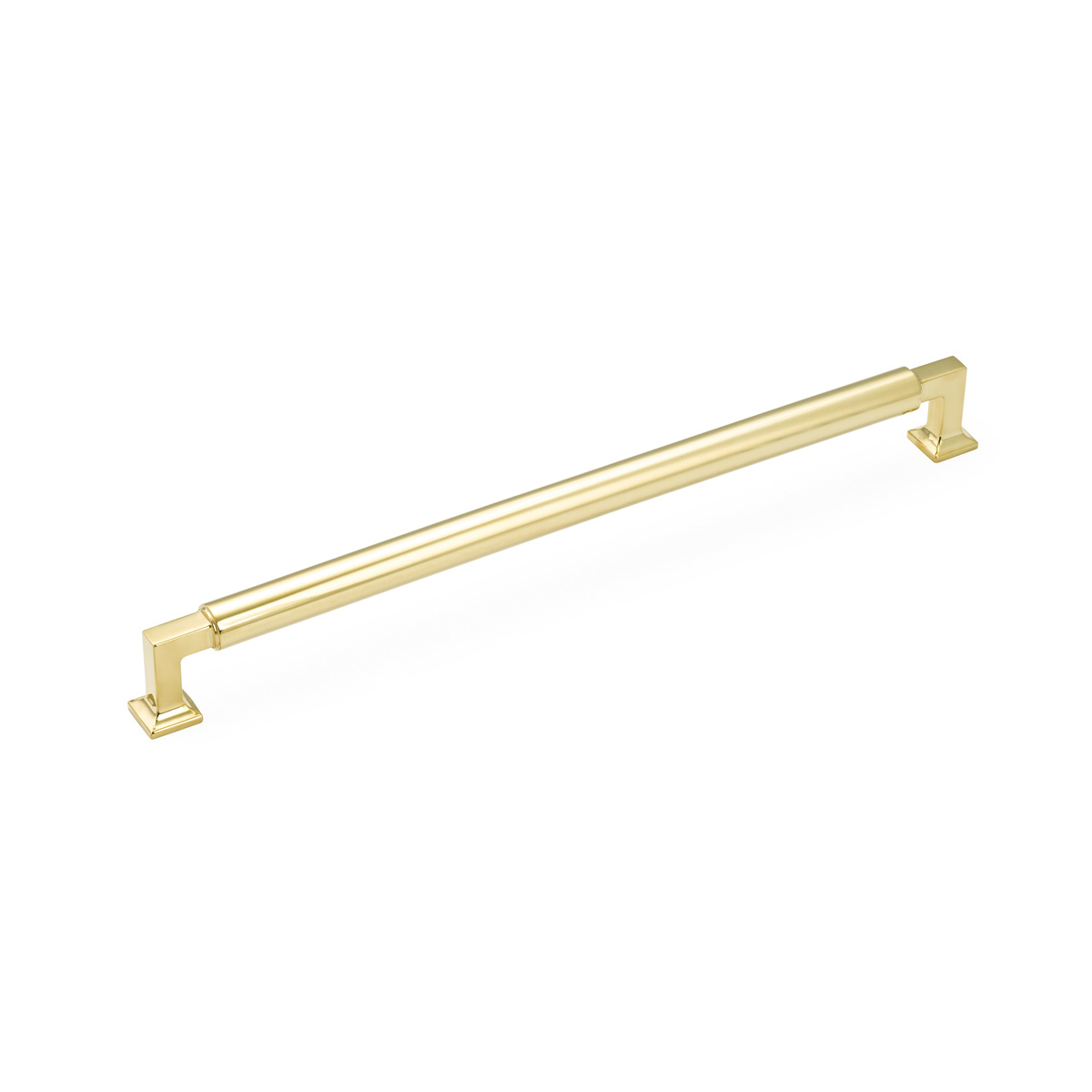 Haniburton Appliance Pull in Unlacquered Brass