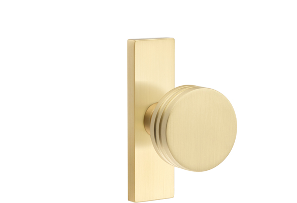 Stretto Bern Knob in Satin Brass