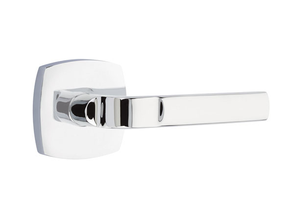 Modern Aston Lever in Polished Chrome