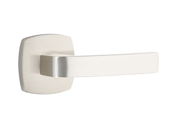 Modern Breslin Lever in Satin Nickel