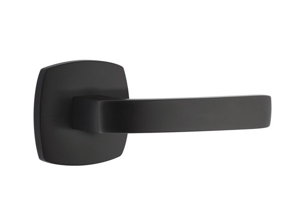 Modern Breslin Lever in Flat Black