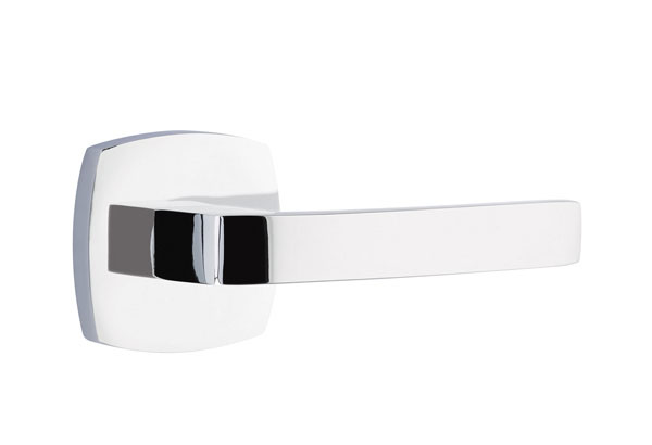 Modern Breslin Lever in Polished Chrome