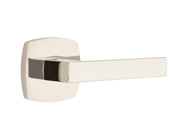 Modern Dumont Lever in Polished Nickel