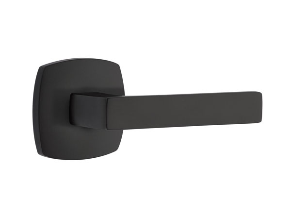 Modern Dumont Lever in Flat Black