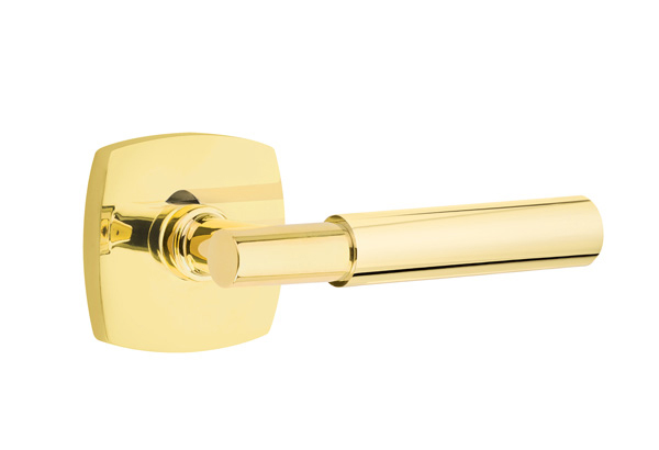 Modern Myles Lever in Unlacquered Brass