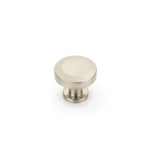 Heathrow Round Knob in Brushed Nickel