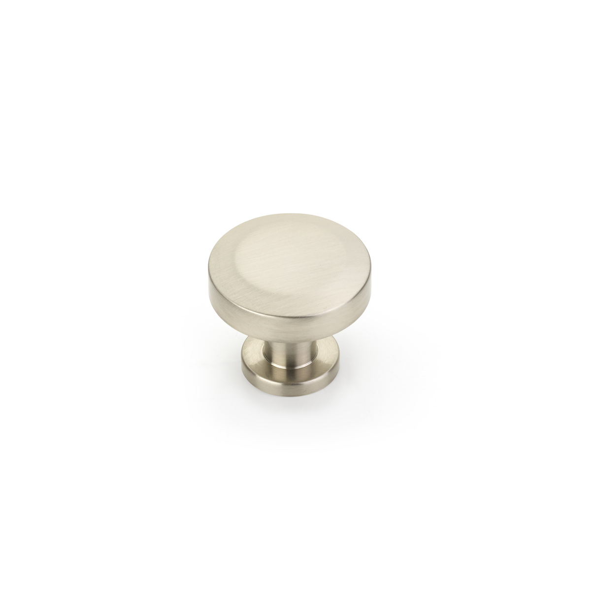 Heathrow Round Knob in Brushed Nickel
