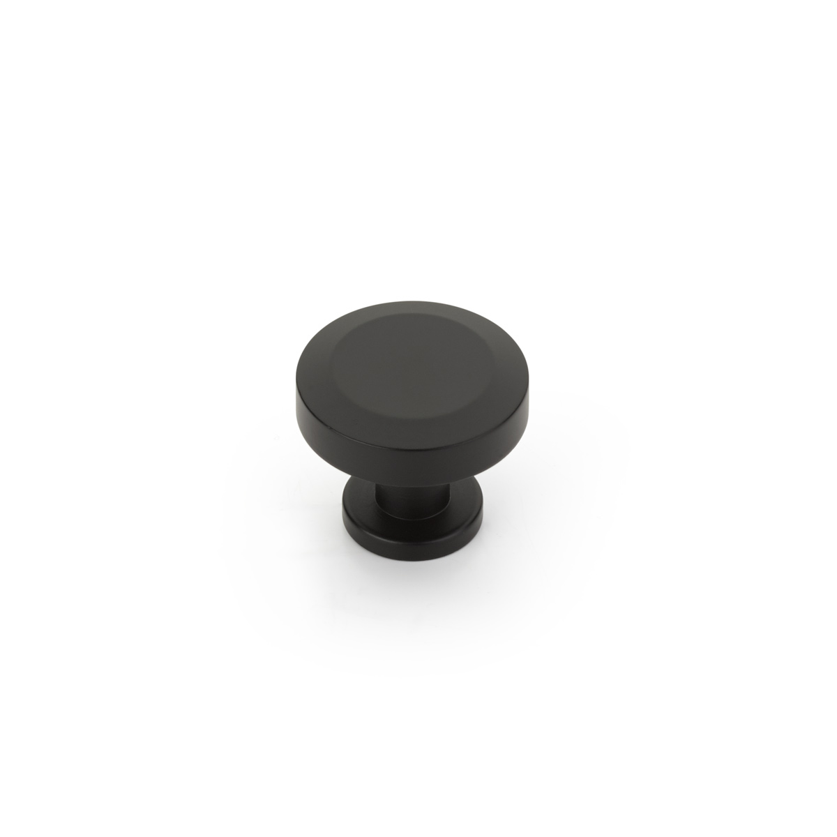 Heathrow Round Knob in Matte Black