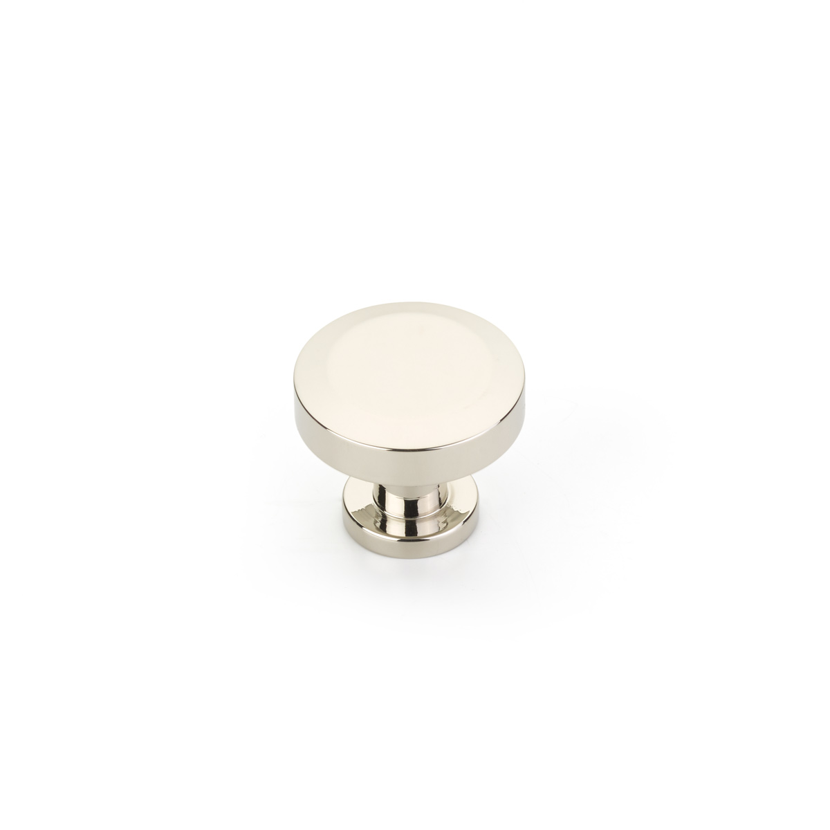 Heathrow Round Knob in Polished Nickel