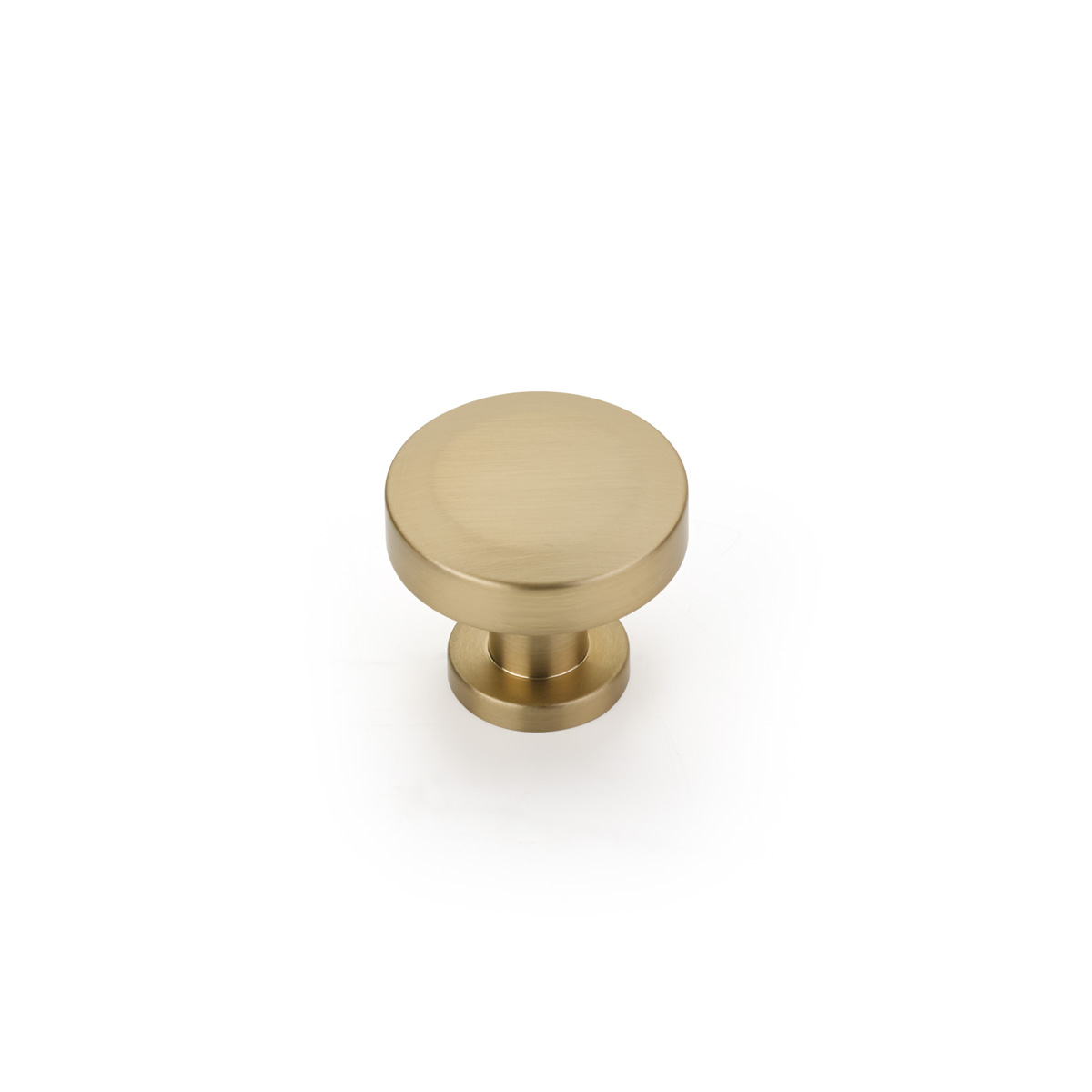 Heathrow Round Knob in Signature Satin Brass