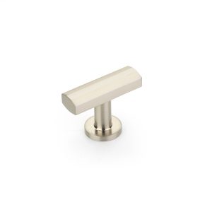 Heathrow T-Knob in Brushed Nickel
