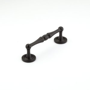 Atherton Pull with Knurled Footplate in Oil Rubbed Bronze