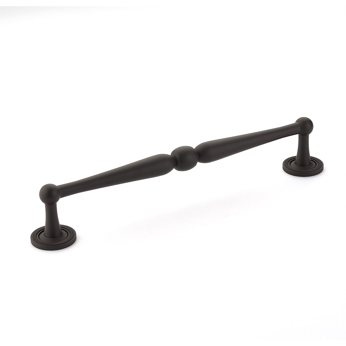 Atherton Pull with Knurled Footplate in Oil Rubbed Bronze