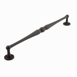 Atherton Appliance Pull with Knurled Footplate in Oil Rubbed Bronze