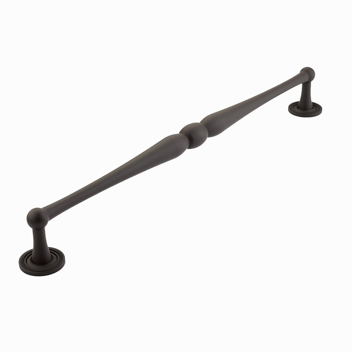 Atherton Appliance Pull with Knurled Footplate in Oil Rubbed Bronze
