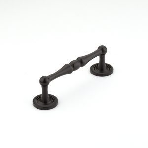 Atherton Pull with Plain Footplate in Oil Rubbed Bronze