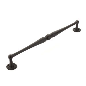 Atherton Appliance Pull with Plain Footplate in Oil Rubbed Bronze