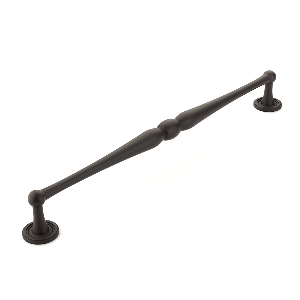 Atherton Appliance Pull with Plain Footplate in Oil Rubbed Bronze