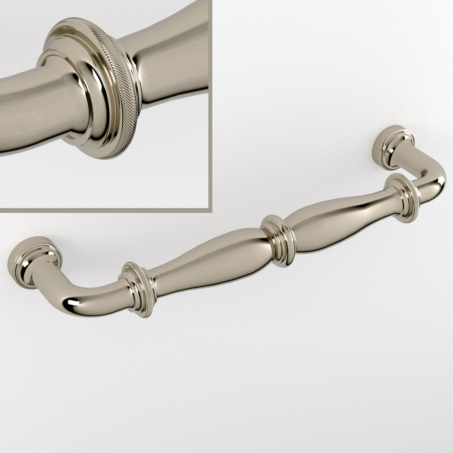 Jamestown Hammered Rope Appliance Pull